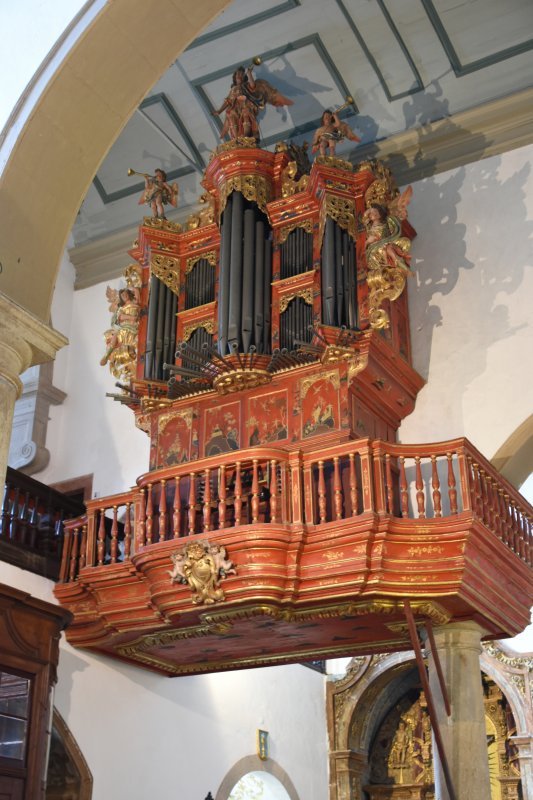 礼拝堂のパイプオリガン in Portugal Faro